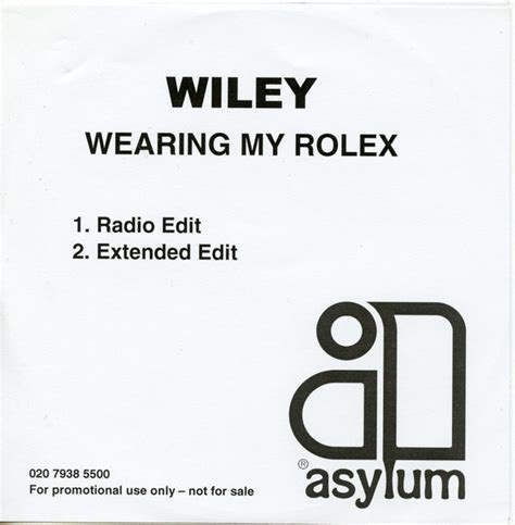 wearing my rolex release date|When did Wiley release Wearing My Rolex .